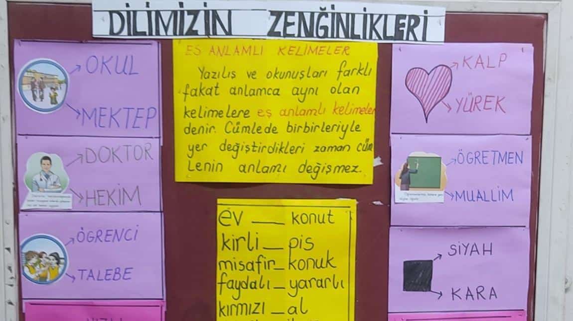 DİLİMİZİN ZENGİNLİKLERİ PROJESİ EKİM AYI ETKİNLİKLERİ